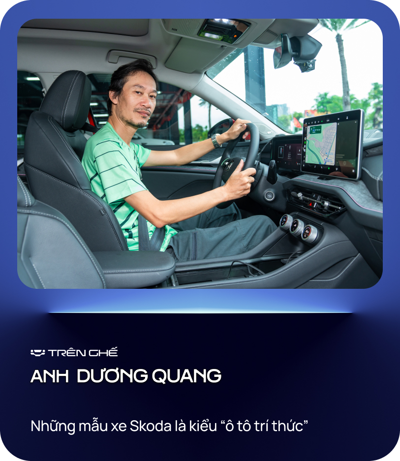 Khách hàng yêu thích lái xe và tri thức phù hợp với Skoda Kodiaq