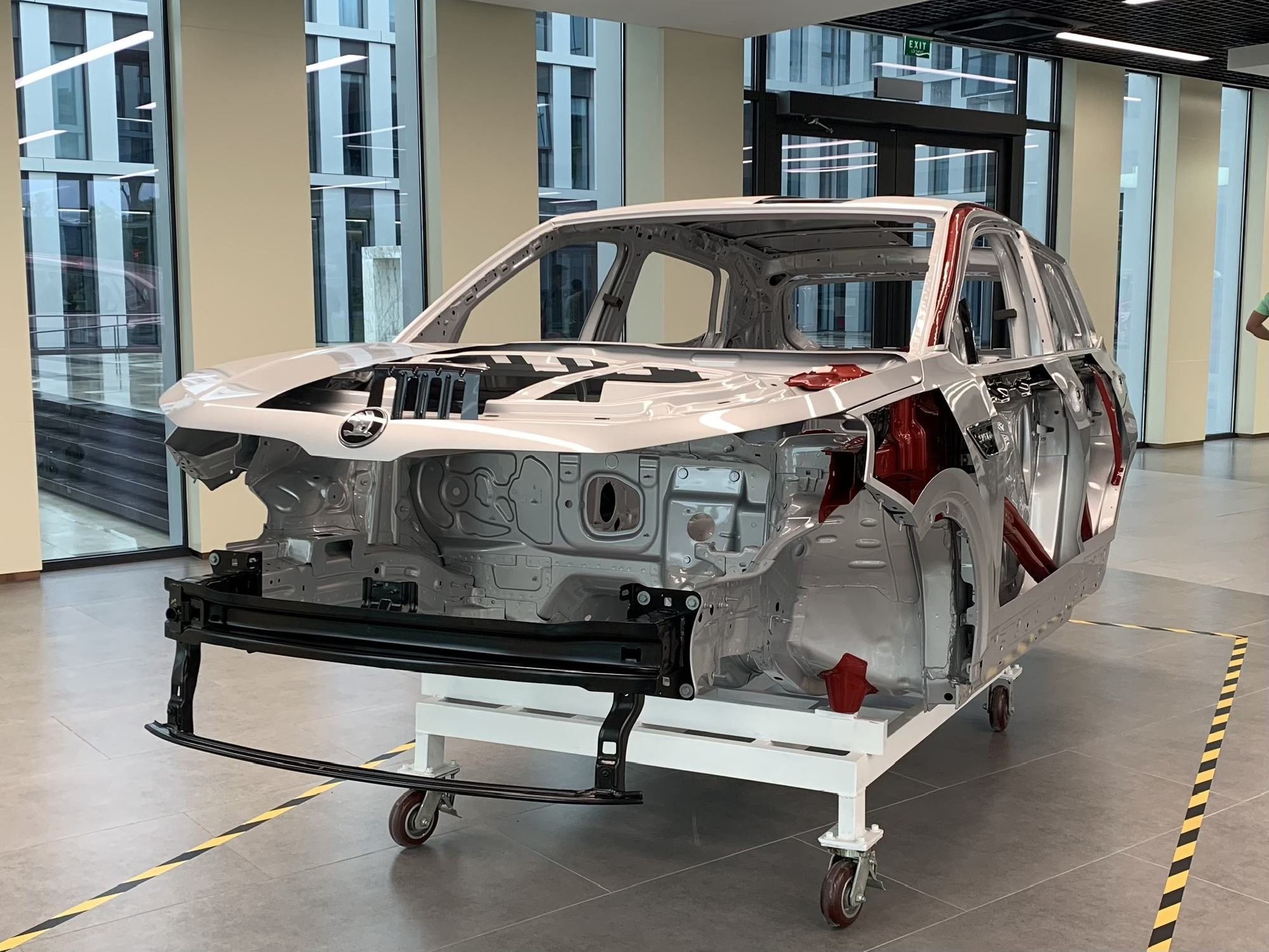 Khung thép bảo vệ an toàn trên Skoda Kushaq