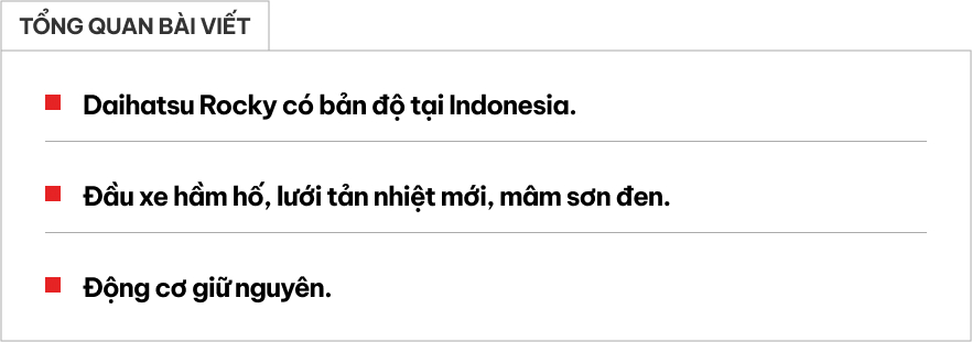 'Người anh em' của Toyota Raize có bản độ cực chất: Đầu xe hầm hố, cản trước mới, mâm sơn đen, động cơ không đổi- Ảnh 1. Đầu xe hầm hố với lưới tản nhiệt tổ ong và logo mới