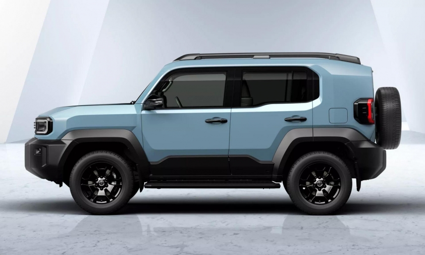 Thân xe Land Cruiser FJ khỏe khoắn