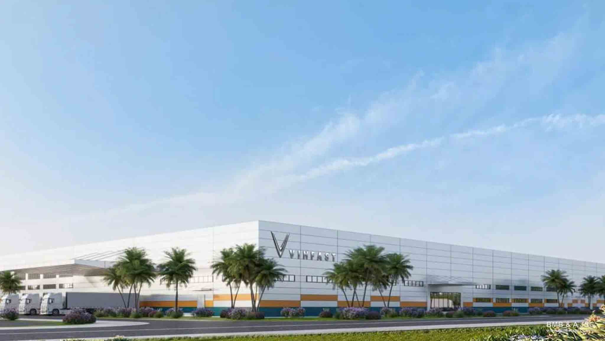 Nhà máy VinFast đang xây dựng tại Indonesia