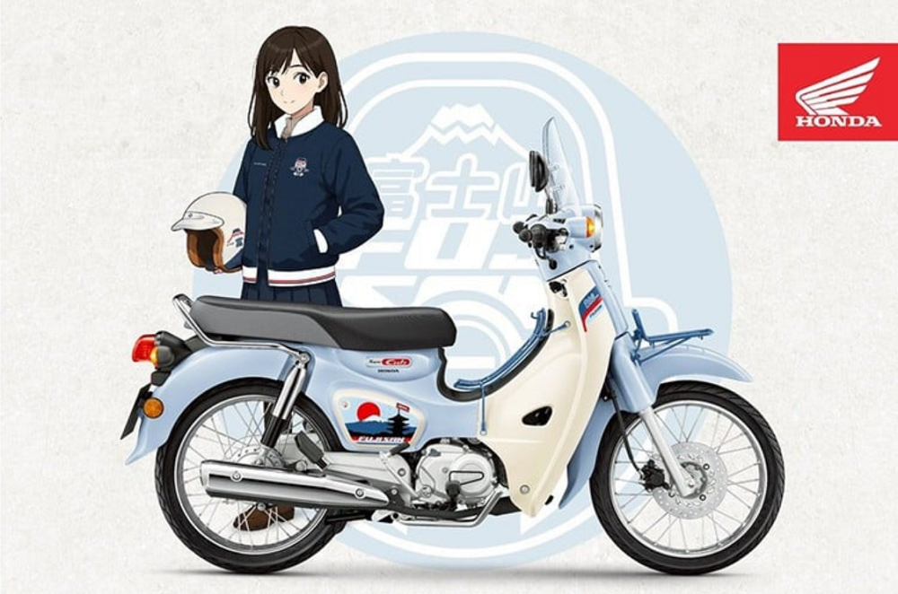 Honda Thái Lan ra mắt Super Cub 110 'Mt. Fuji Edition', tôn vinh biểu tượng nước Nhật- Ảnh 1. Phiên bản Super Cub 110 Fujisan