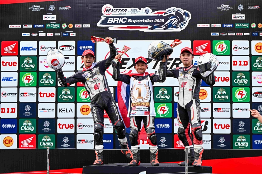 Tay đua Honda Racing Vietnam tại TTC 2025 Tay đua trẻ thi đấu TTC