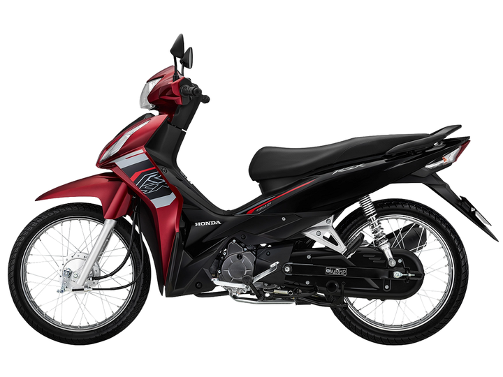 Xe Honda Wave RSX phiên bản tiêu chuẩn màu đỏ đen