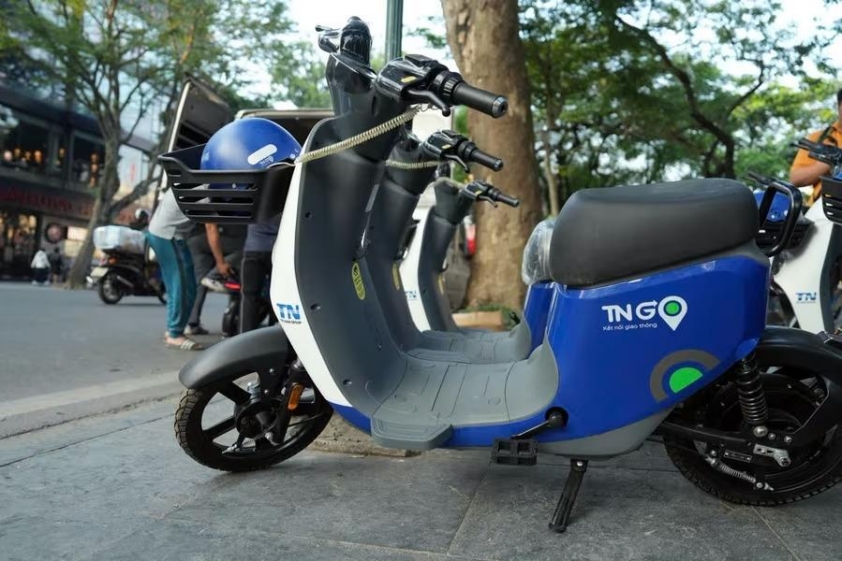 Triển khai xe đạp điện công cộng tại Hà Nội: Di chuyển 90 km mỗi lần sạc, đổi pin tại trạm 752219 Xe đạp điện công cộng với pin tháo rời