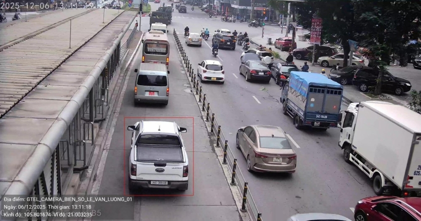 Xử lý dữ liệu vi phạm giao thông bằng công nghệ AI